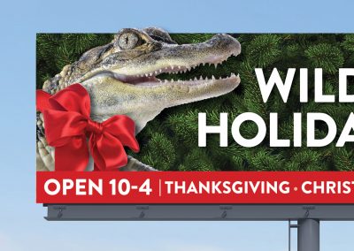 St. Augustine Alligator Farm Seasonal Campaigns