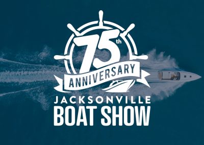 Jacksonville Boat Show 75th Anniversary Identity